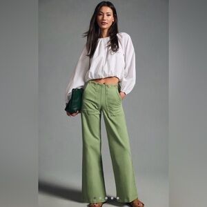 Anthropologie Pilcro Sage Wide Leg Pants